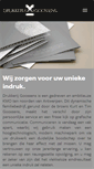 Mobile Screenshot of drukkerijgoossens.be
